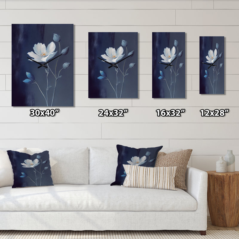 Jerralyn - Horloges murales florales, Très grand