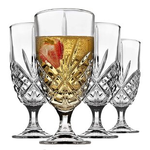 Set of 6 Cristal D'arques Wine Glasses (25% Genuine Lead Crystal)