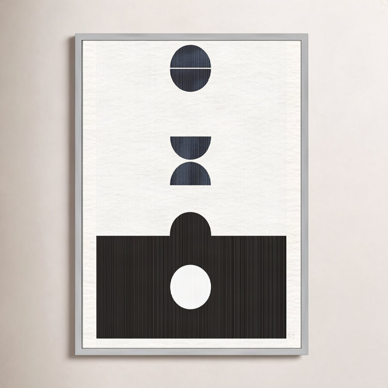 Eclipse I Print by Susan Jill, 35.5" H x 25.5" W x 0.75" D, Matte Silver Framed
