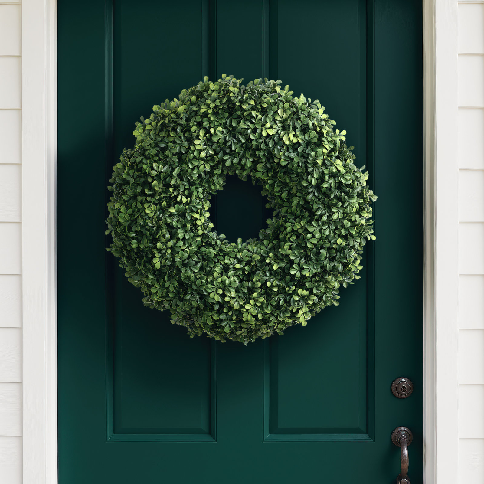 23" Artificial Boxwood Wreath