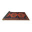 Tapis traditionnel noir / rouge-7800099