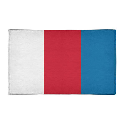 Tapis rouge/bleu
