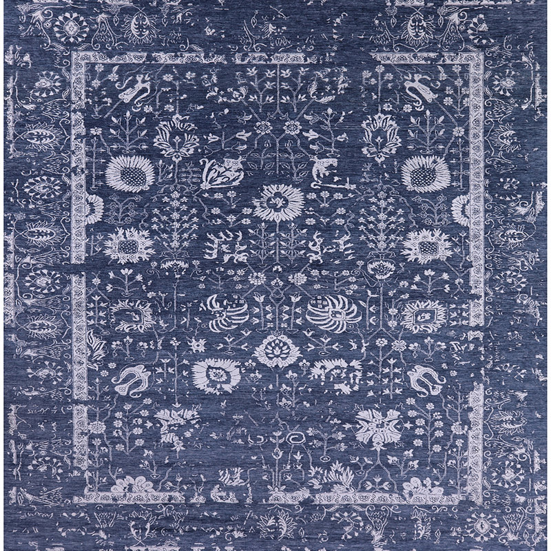 Sewickly Oriental Indoor Rug, Square 7'
