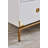 White Bedside Table with 2 Drawers