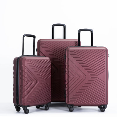 Luggage Sets 3 Piece,Suitcase Set With Spinner Wheels,TSA Lock,ABS Hard Shell Luggage Sets,Lightweight Travel Suitcase Sets,20/24/28 Inch
