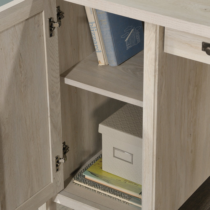 Costa Computer Desk, Chalked Chestnut