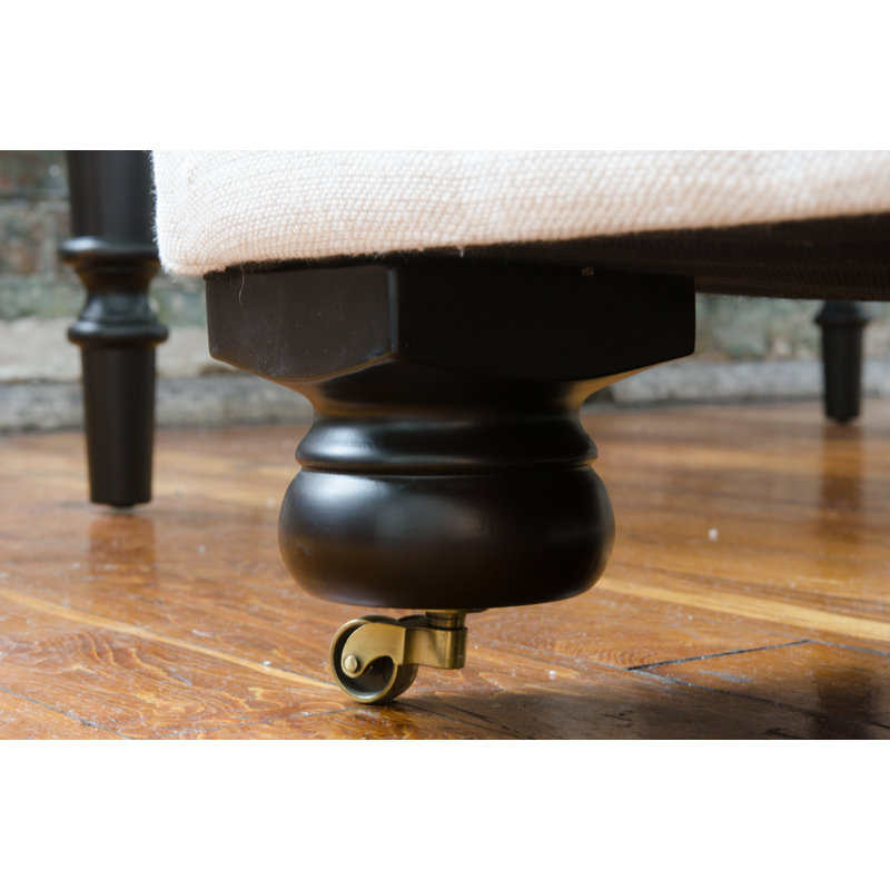 Canapé Chesterfield à accoudoirs roulés de 74 po Fiske