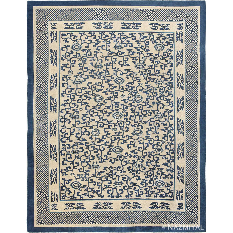 One-of-a-Kind Rectangle 8'10" X 11'6" Hand Knotted Area Rug