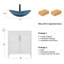 Meuble-lavabo simple 30 po avec lavabo moderne autoportant-1279746243