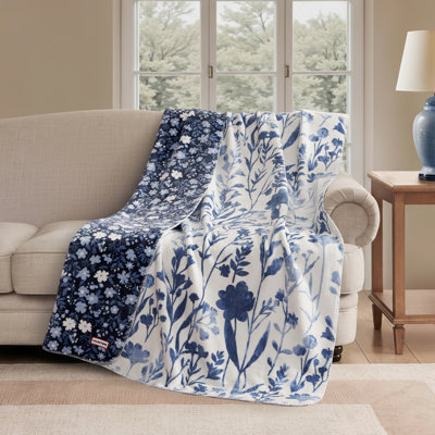 Hunter Reversible Plaid Plush Throw Blankets
