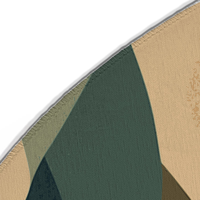 Tapis intérieur et extérieur Ethereal Tides, Rond 5 pi
