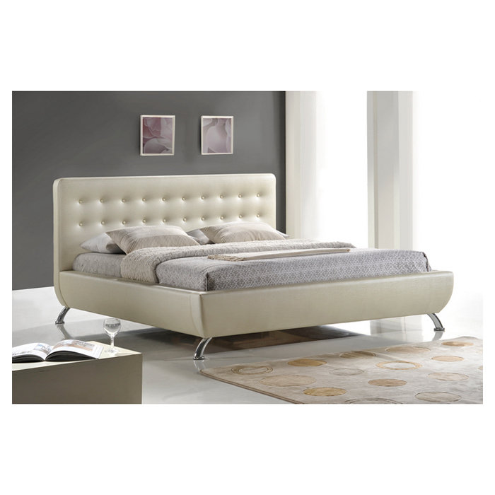 Frankel Vegan Leather Platform Bed, King