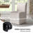 Ritney Down Fill Dining Chair with Casters
