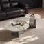 Ensemble de tables basses rondes en pierre de style italien-1970698020-1970698021