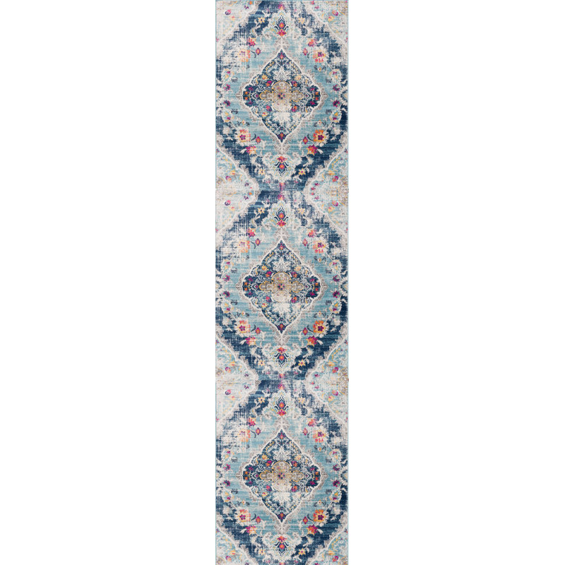 2? X 6? Tapis oriental bleu