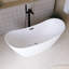 Baignoire de trempage autoportante en acrylique 59 po