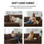 Jumbo Cord Hand Facing Corner Sofa With Footstool-2112464583-2112464587