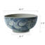Bol décoratif en porcelaine Borgeson