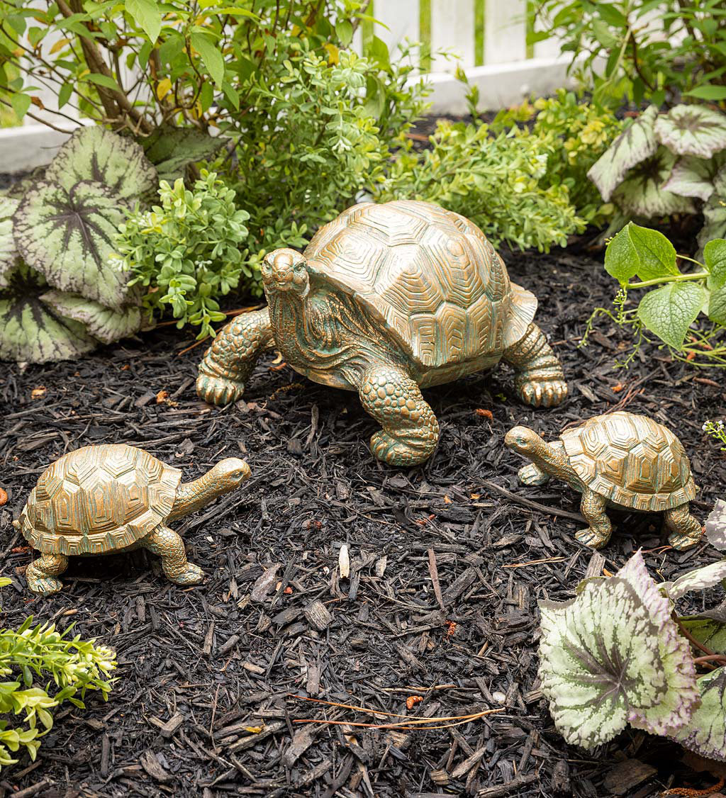 Plow & Hearth Statue décoratif pour jardin en résine famille de tortues et  Commentaires - Wayfair Canada
