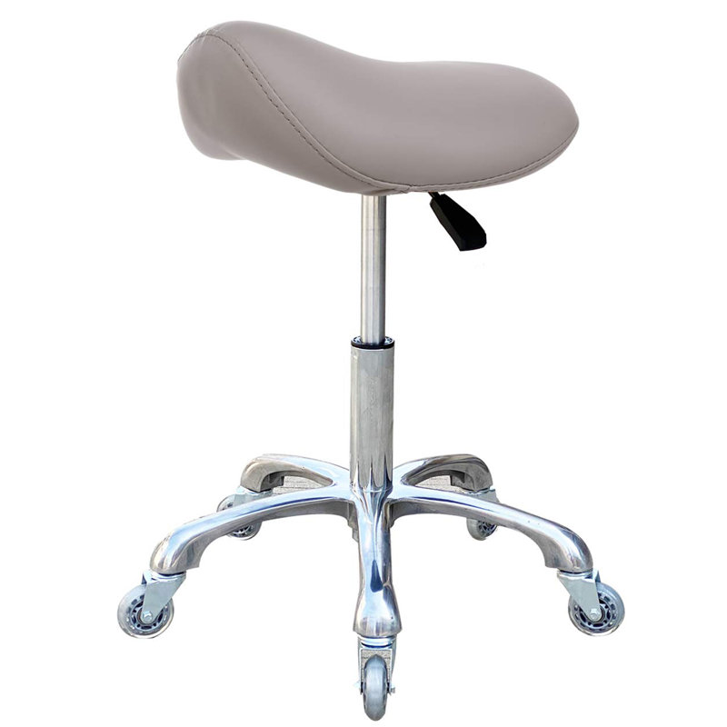 Tabouret professionnel à roulettes, Gris