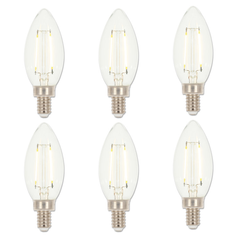 40 Watt Equivalent B11 E12/Candelabra Dimmable 2700K LED Bulb