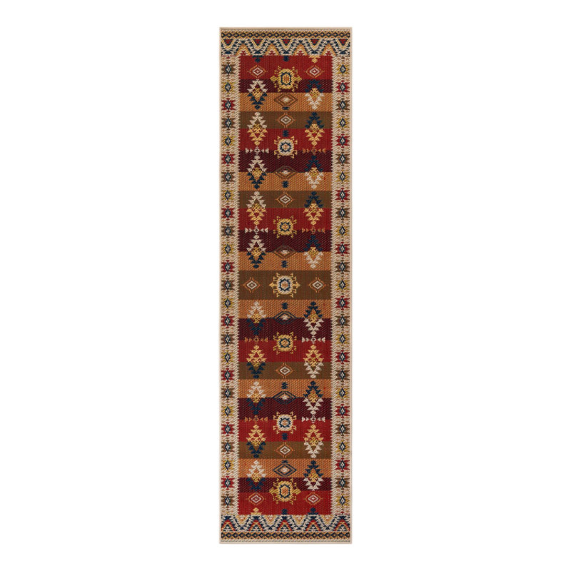 Tapis intérieur / extérieur Ciudad Marlenia, Tapis de couloir 2 pi 7 po x 10 pi