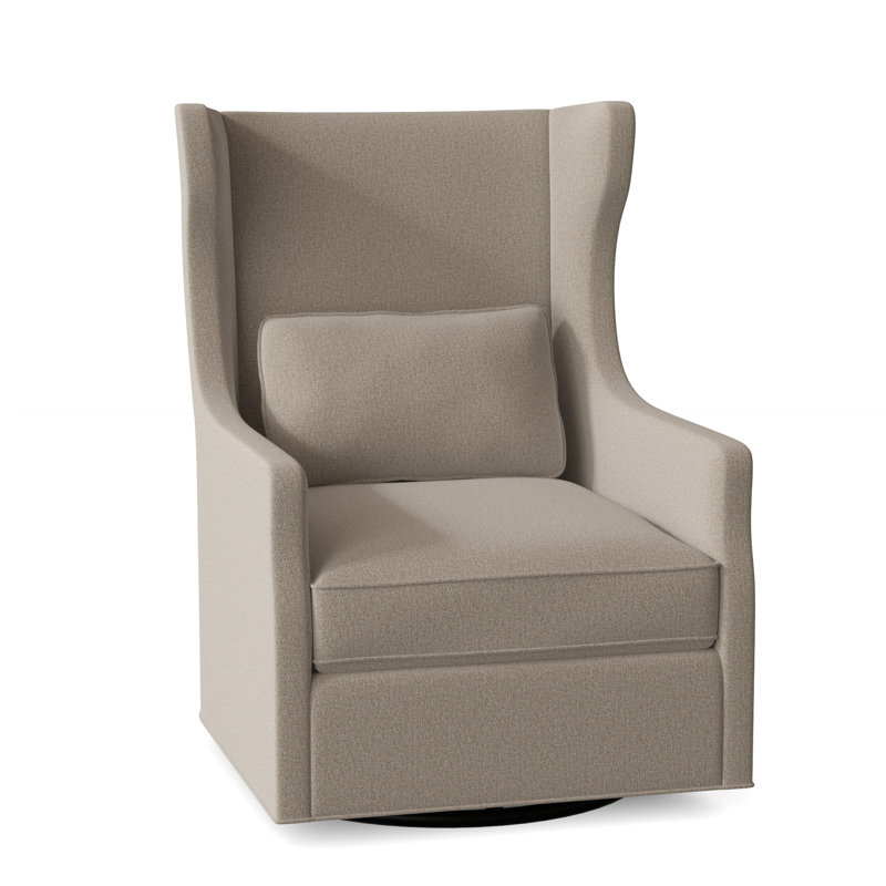 Fauteuil à oreilles pivotant l 32 po Taylor, Sable 9508