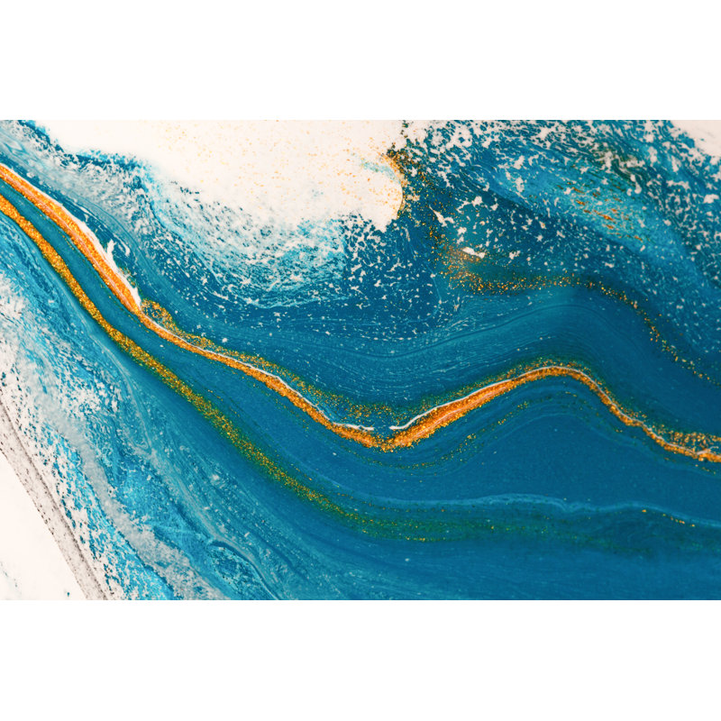 Marble Texture Background - Wrapped Canvas Print, 61cm H x 91cm W x 3.8cm D