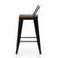Tabouret de comptoir en bois massif 24 po-1734450281