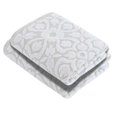 Essuie-mains luxueux 100% coton turc, séchage rapide, haute capacité d'absorption, serviettes ultra douces pour la maison et le bain, serviettes surdimensionnées l 20 po x L 30 po, style Bloom