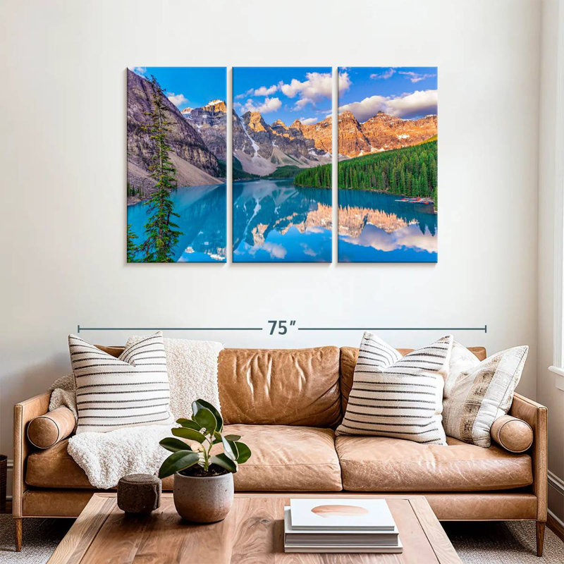 Alvord au lac Moraine, H 36 po x l 57 po