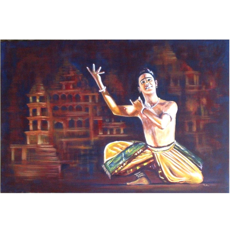 Krishna Nee, peinture acrylique | Sur toile | Par Usha Shantharam