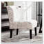 Fauteuil d'appoint contemporain sans accoudoirs