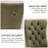 Crossland Velvet Dining Chairs, Tufted Dining Room Chairs with Nailhead Ring Pull Trim for Kitchen-107328777