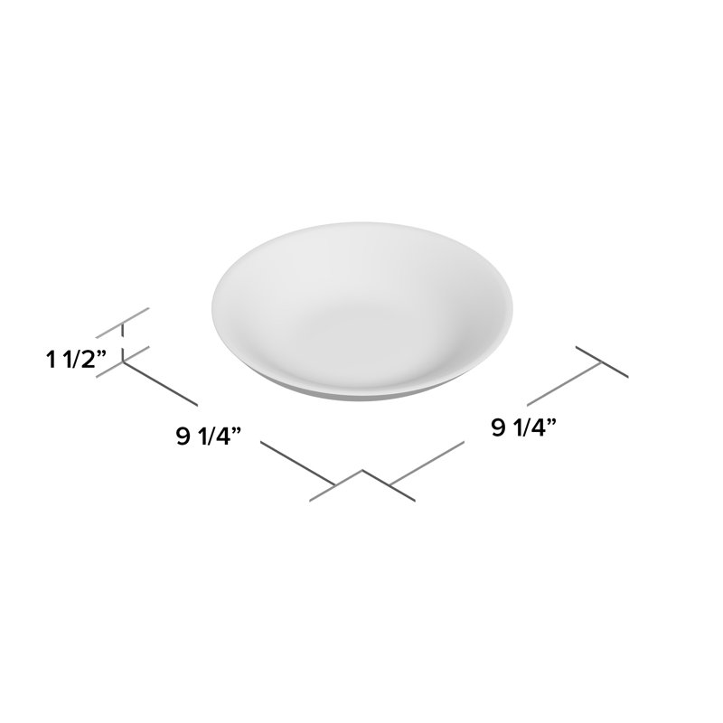 Artefact® Low 0,75 pte Bol de service, Blanc brillant