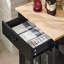 Kugler Solid Wood Top Kitchen Cart-450412622