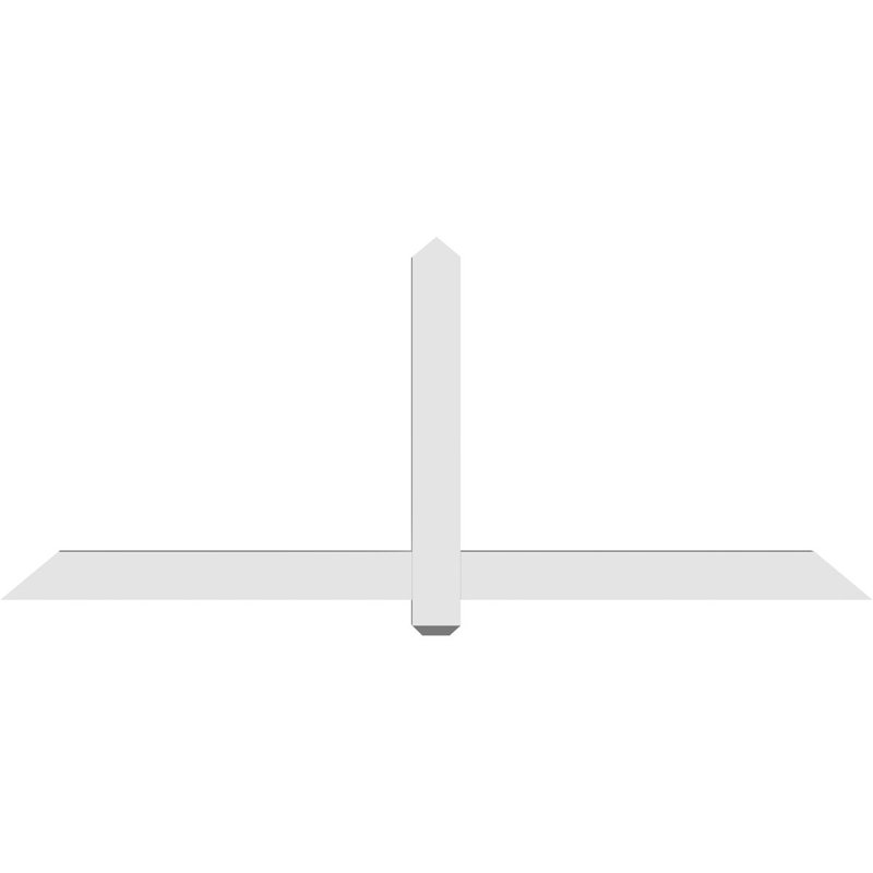 Support à pignon en uréthane Eugene, L 72 po x H 30 po, P 2 po x F 6 po