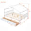 Lit, lit de maison en bois avec tiroirs-1781312849