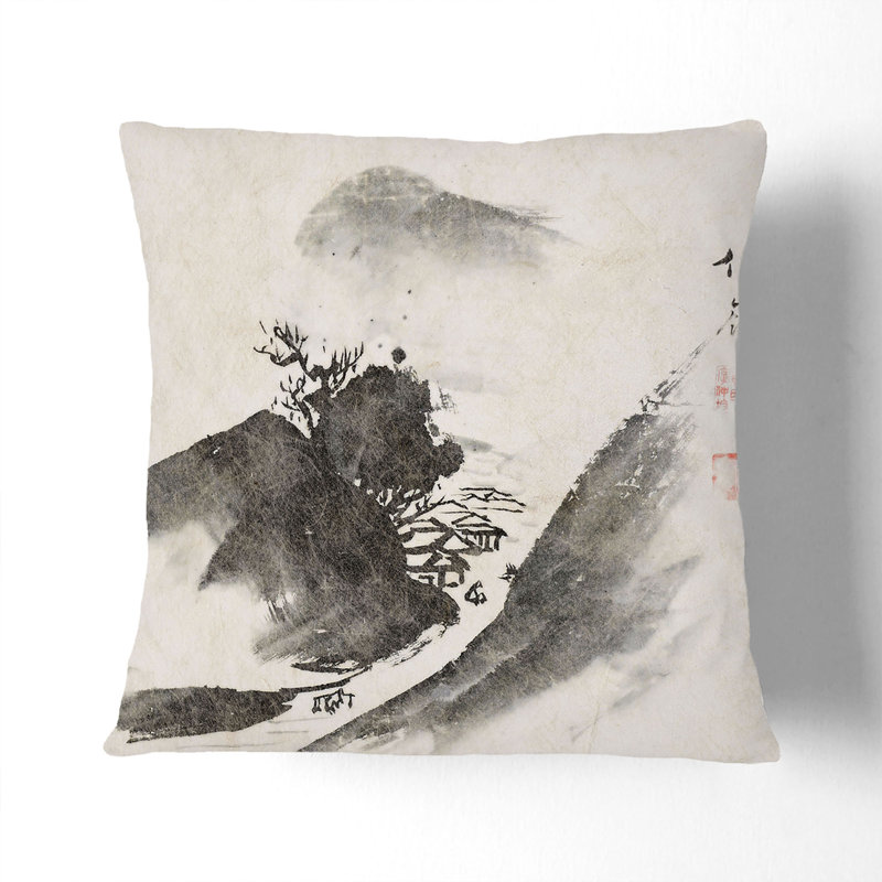 Square Cushion, 40cm H x 40cm W x 15cm D, Stone