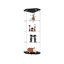 Vitrine en verre avec 4 tablettes