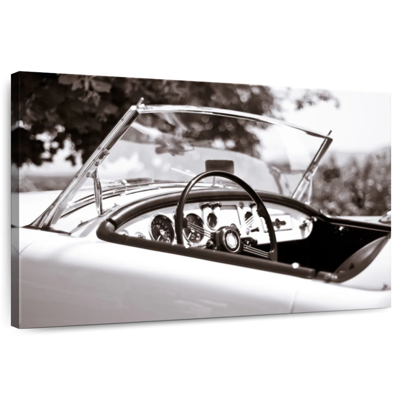 Mehar Sports Car Dashboard Monochrome