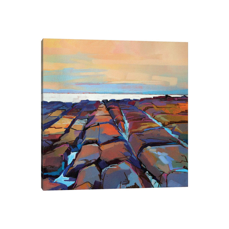 Rocks At Pampa III by Kevin Lowery - Wrapped Canvas Painting, 45.72 cm H x 45.72 cm W x 3.175 cm D
