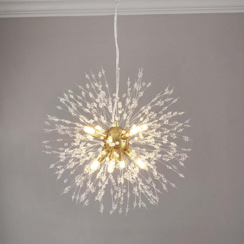 Dandelion 8 - Light Sputnik Chandelier, Gold