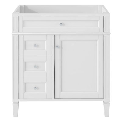 Bathroom Storage Cabinet With 2 Drawers And A Tip-Out Drawer For Home