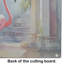 Flamingo Glass Cutting Board Large