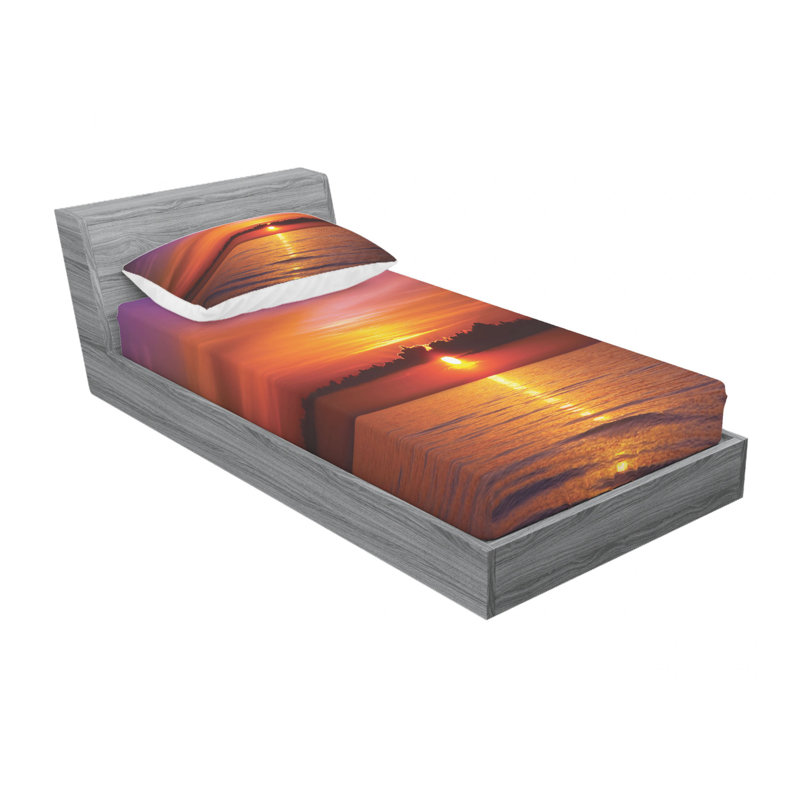 Microfiber Sheet Set, Twin Sheet Set + Fitted Sheet + 1 Pillowcase