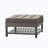 Rectangle Tufted Upholstered PU Ottoman