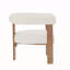 Chaise d'appoint moderne rembourrée avec accoudoirs ronds-1780784880