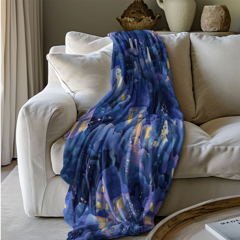 Phantom Dwellings - 1 Pièce Sherpa Premium Couverture 0215, L 50 po x L 60 po