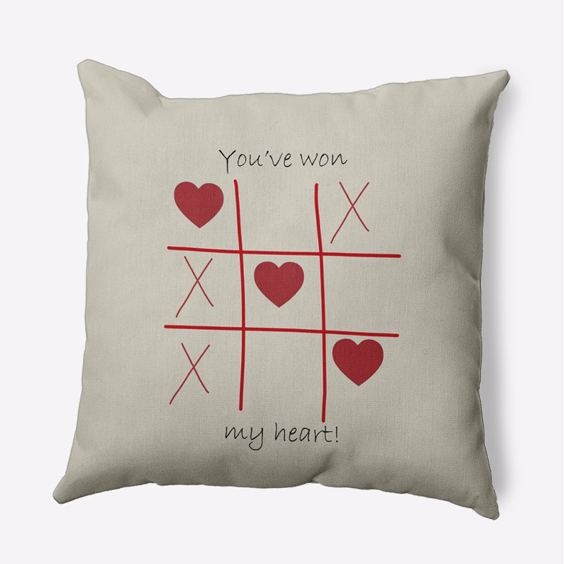Reversible Throw Pillow, 26"H x 26"W, Square